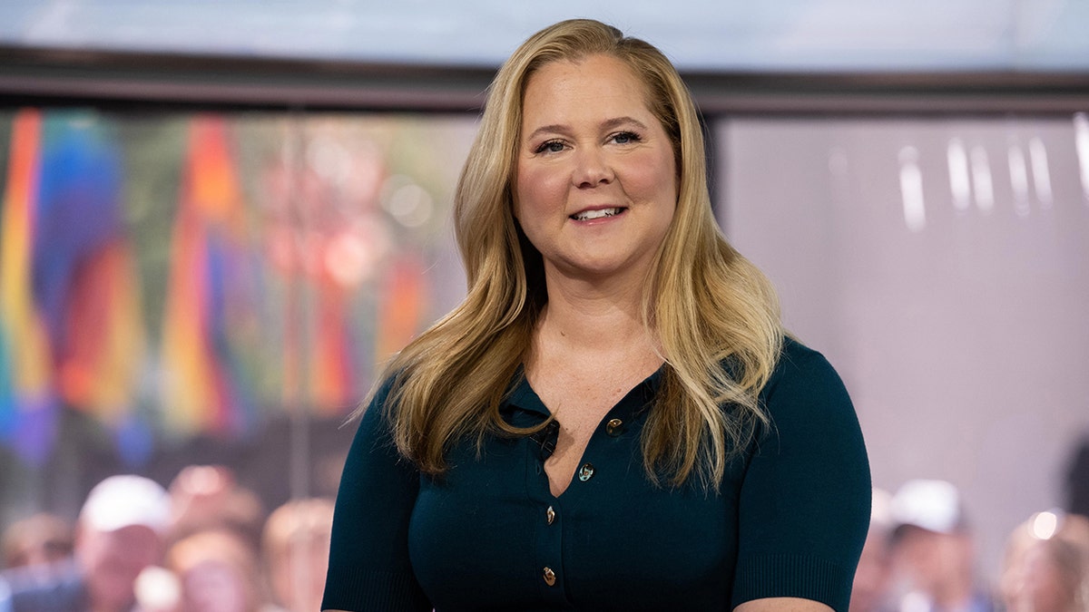 Amy Schumer wore an old green shirt on the Today show